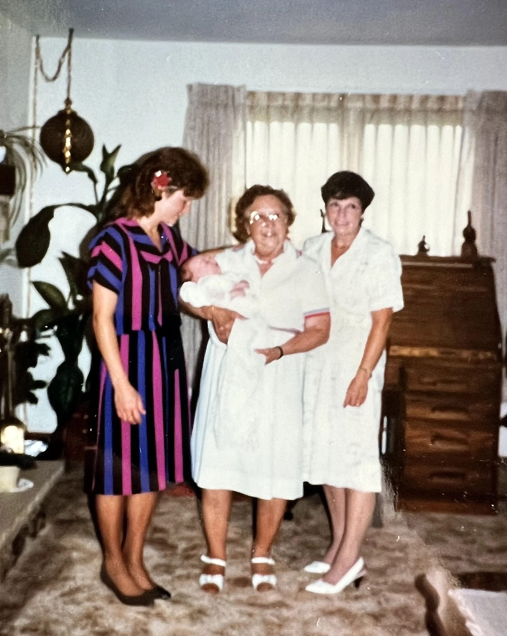 Sparkly family in action